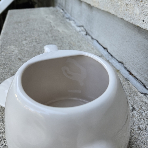 Rae Dunn "MOM'S TEA" By Magenta Floral Teapot Artisan Collection Gift - Picture 10 of 16